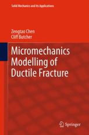 Micromechanics Modelling Of Ductile Fracture Springerlink - 