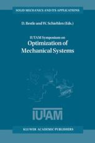 IUTAM Symposium on Optimization of Mechanical Systems | SpringerLink