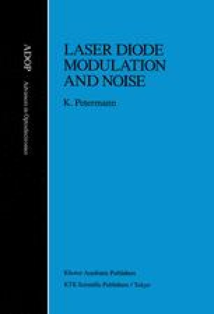 Intensity Modulation Characteristics Of Laser Diodes Springerlink
