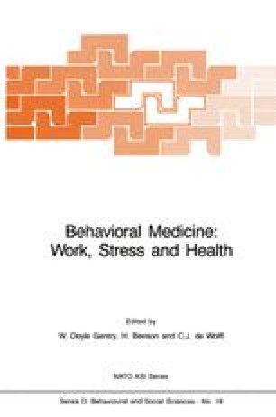 Barriers To Work Stress I Social Support Springerlink