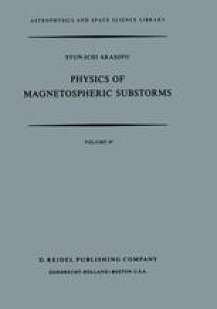 Solar Terrestrial Relations And Magnetospheric Substorms - 