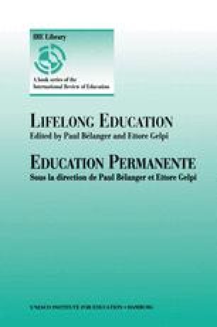 Lifelong Learning The Dialectics Of Lifelong Educations - 