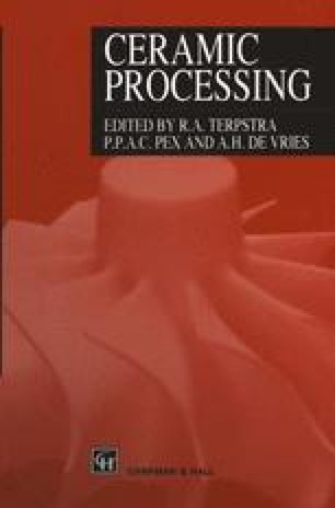 ceramic pressing processing dry powders