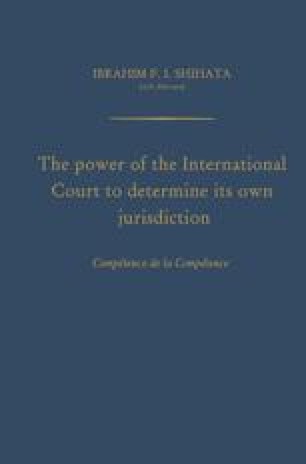 The Emergence And Development Of The Power Of International Courts To Determine Their Jurisdiction Springerlink The Emergence And Development Of The Power Of International Courts To Determine Their Jurisdiction Springerlink