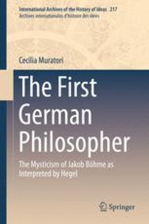 The Reception Of Böhmes Philosophy Around 1800 Springerlink - 