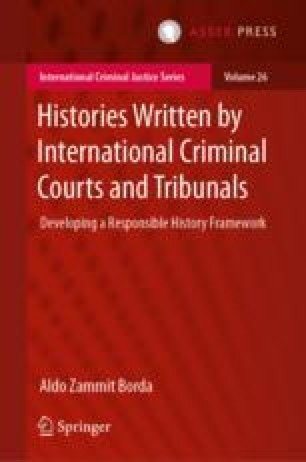 bunke Seaboard Blinke Histories Written by International Criminal Courts and Tribunals |  SpringerLink