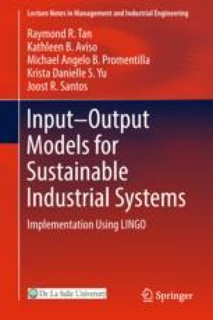 Input–Output Models of Organizational Structures | SpringerLink