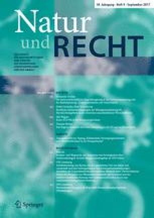 Die naturschutzrechtliche Eingriffsregelung in der Vorhabenzulassung ...