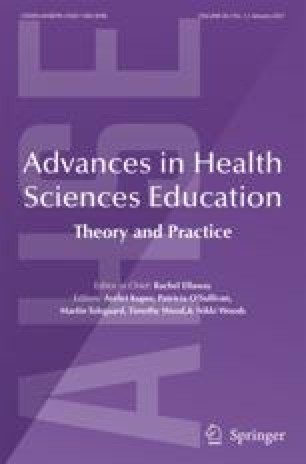 Advances in Health Sciences Education