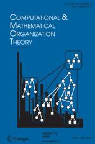 Computational & Mathematical Organization Theory