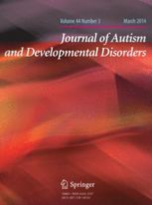 Journal of Autism and Developmental Disorders