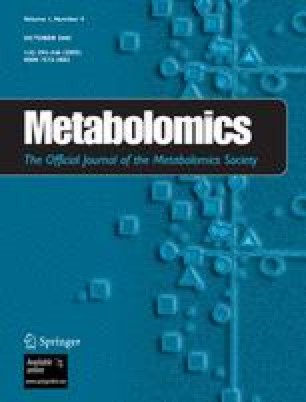 The use of chemical profiling for monitoring metabolic changes in ...
