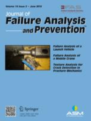 Journal Of Failure Analysis And Prevention Home - 