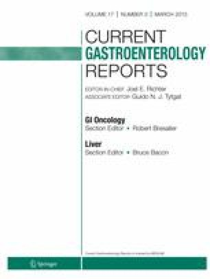 Current Gastroenterology Reports Springer - 