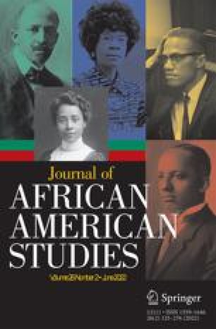 Journal of African American Studies Cover Art