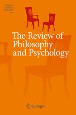On The Cognitive Role Of Singular Thoughts Springerlink