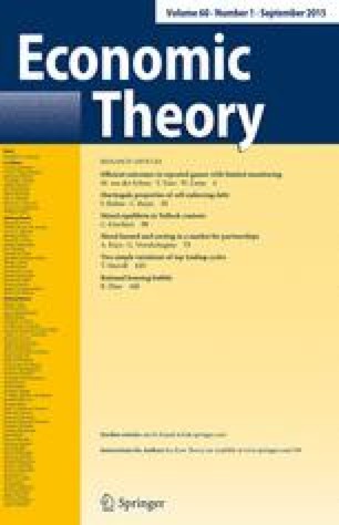 Economic Theory Springer - 
