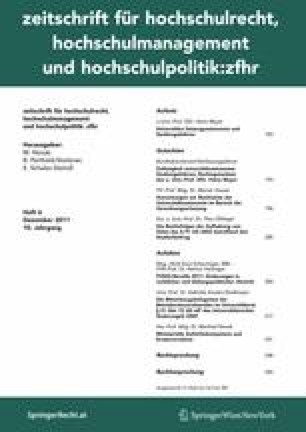 Die Mitwirkungsbefugnisse Der Betriebsratsvorsitzenden Im Universitatsrat Springerlink