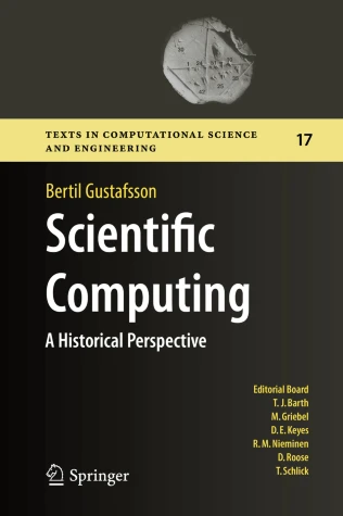 book cover: Scientific Computing from a Historical Perspective