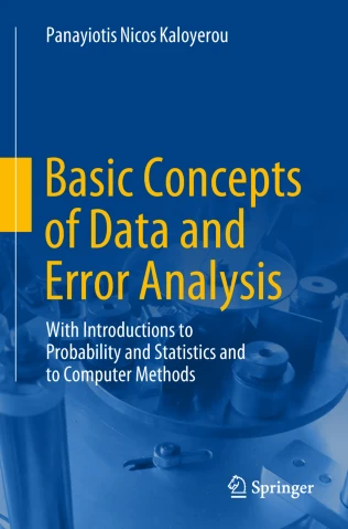 book cover: Basic Concepts of Data and Error Analysis