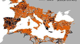 Itiner-e: A high-resolution dataset of roads of the Roman Empire