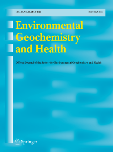 Environmental Geochemistry and Health | Volume 45, Issue 8