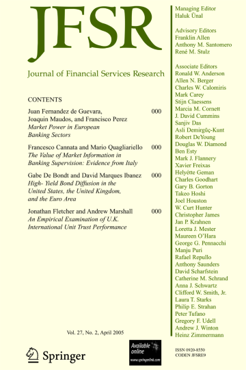 journal of financial services research