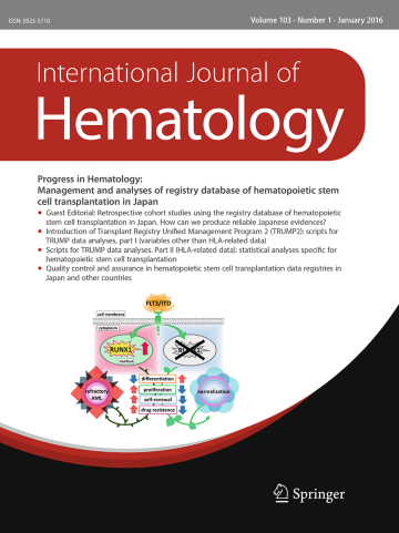 International Journal of Hematology Volume 118 Issue 2