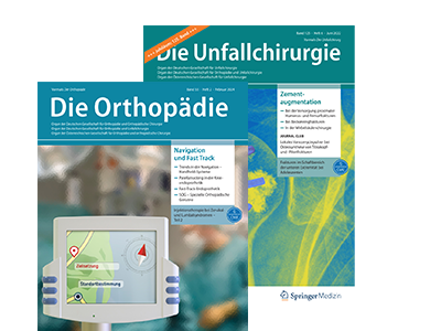 Der Orthopäde + Unfallchirurg im Abo