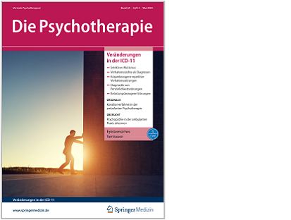 Die Psychotherapie