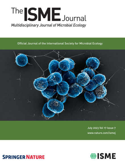 _Cover image description: Methyloprofundus sedimenti_ is a methane-oxidizing bacterium that originates from seawater west of Spitsbergen, where it serves as a biological filter for methane in this Arctic ecosystem. OWNER OF PICTURE: Professor Mette Marianne Svenning. Rudi Caeyers, UiT The Arctic University of Norway, performed the coloring.