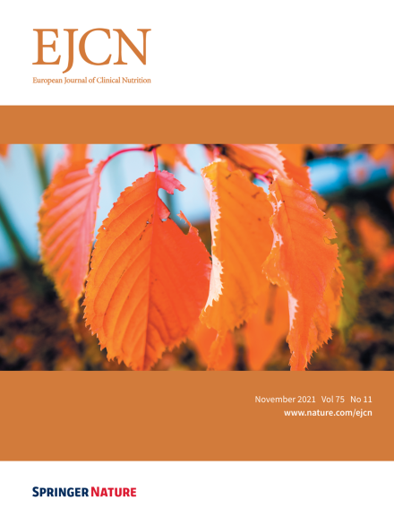 European Journal Of Clinical Nutrition