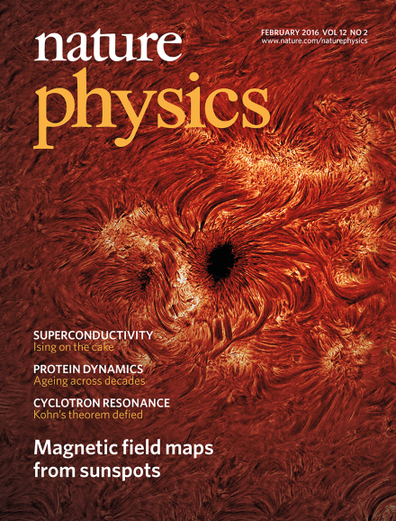 Cover page of Nature Physics
