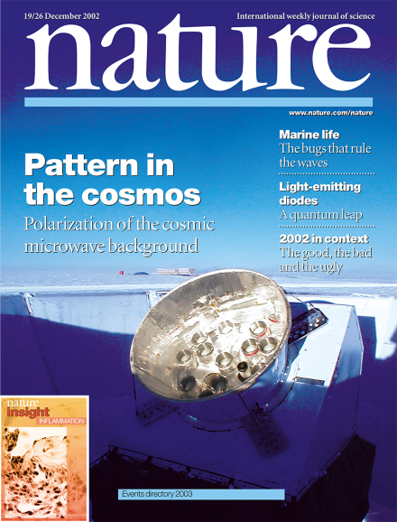 Volume 420 Issue 6917, 19 December 2002