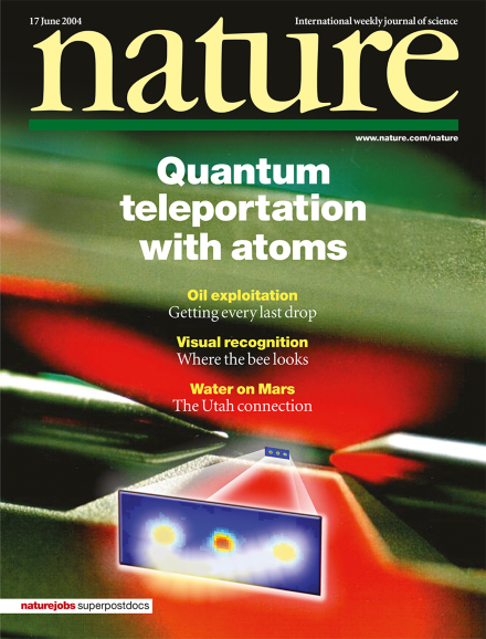 Volume 429 Issue 6993, 17 June 2004