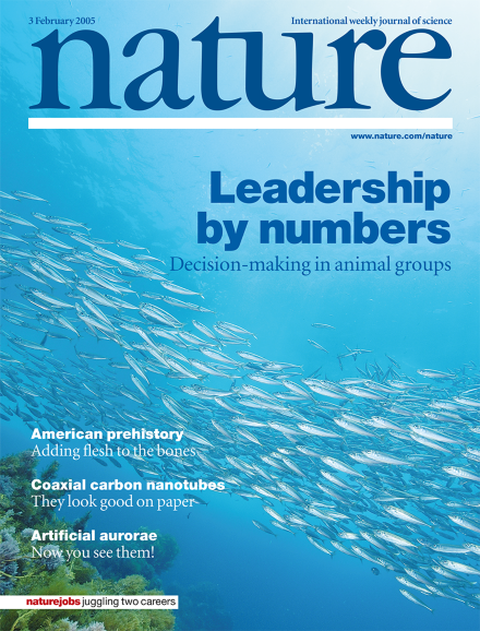 Volume 433 Issue 7025, 3 February 2005