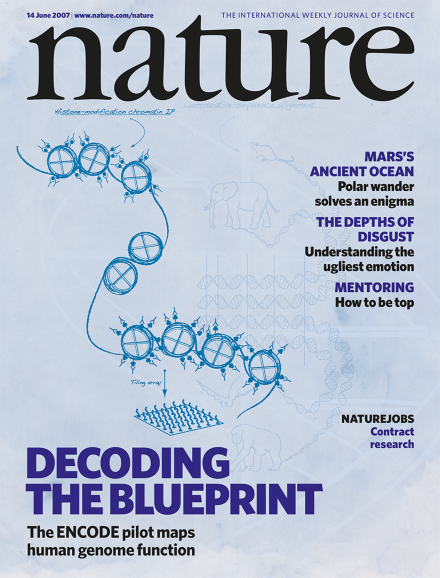 Volume 447 Issue 7146, 14 June 2007