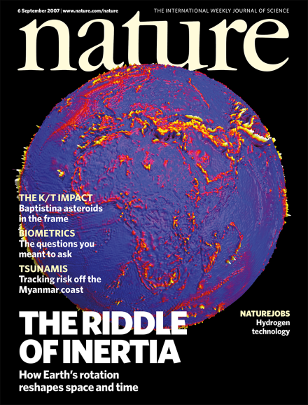 Volume 449 Issue 7158, 6 September 2007