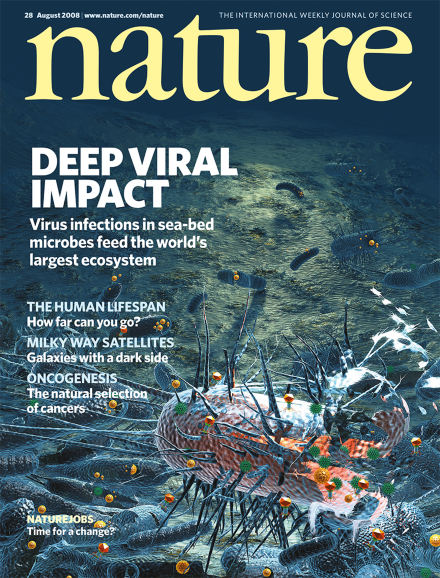 Volume 454 Issue 7208, 28 August 2008
