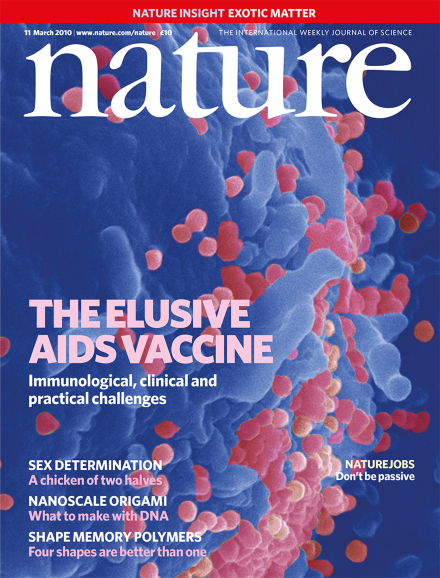 Volume 464 Issue 7286, 11 March 2010