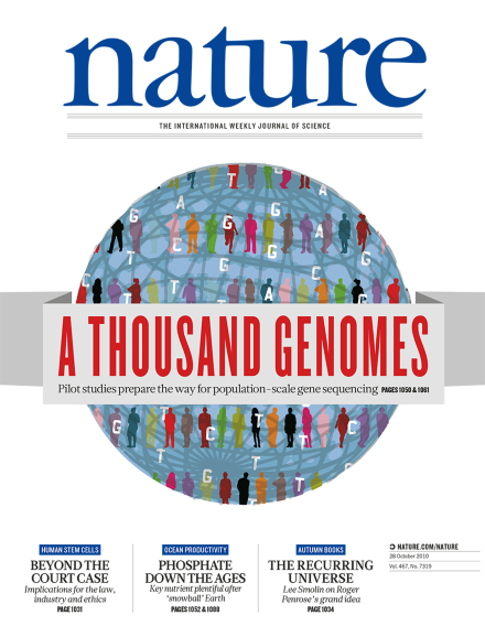 Volume 467 Issue 7319, 28 October 2010