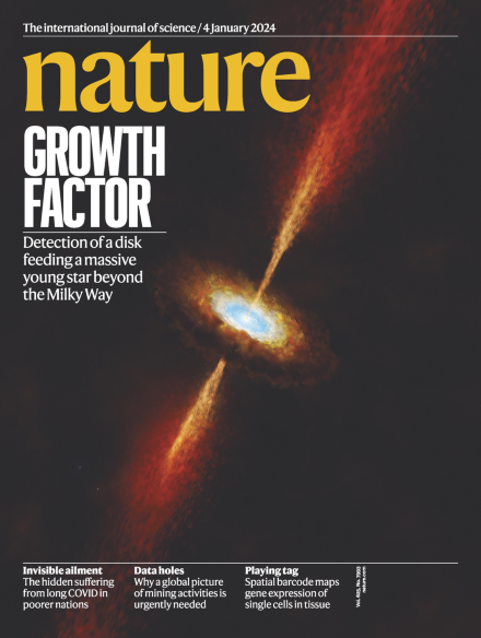 Volume 625 Issue 7993, 4 January 2024