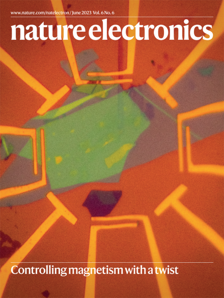 nature electronics journal front cover