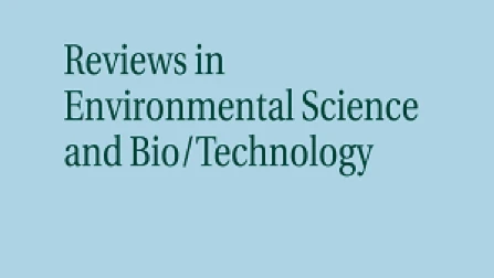 Home | Reviews in Environmental Science and Bio/Technology