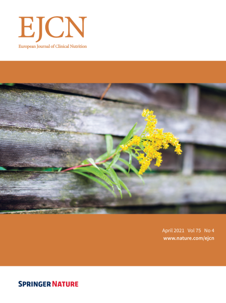 Subscribe To European Journal Of Clinical Nutrition