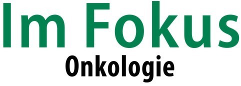 Schriftzug Im Fokus Onkologie