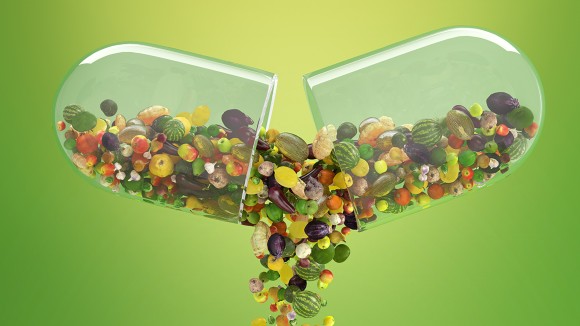 Nutritional Supplement - stock photo