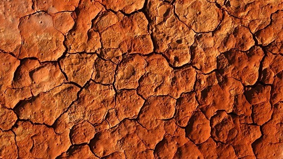image of cracked soil