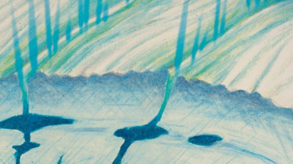 Artwork showing the three-dimensional geophysical processes on a planet to support life (for example, subsurface lakes or oceans that vent into the atmosphere).