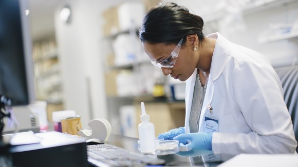 Woman Scientist in Lab